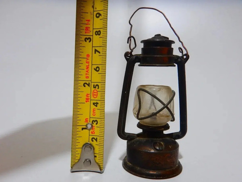 Sacapuntas Antiguo De Colección, Figura De Lámpara De Petróleo - foto 3