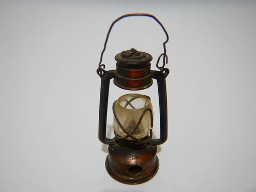 Sacapuntas Antiguo De Colección, Figura De Lámpara De Petróleo - foto 6