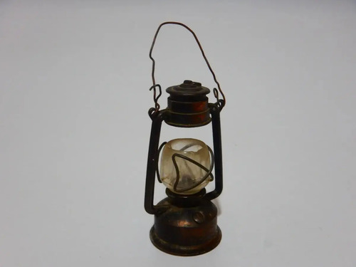 Sacapuntas Antiguo De Colección, Figura De Lámpara De Petróleo - foto 8