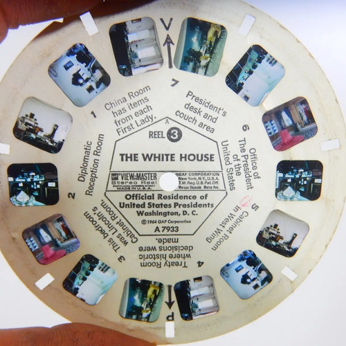 View Master 3D Estereoscopio, Discos x 3, Casa Blanca