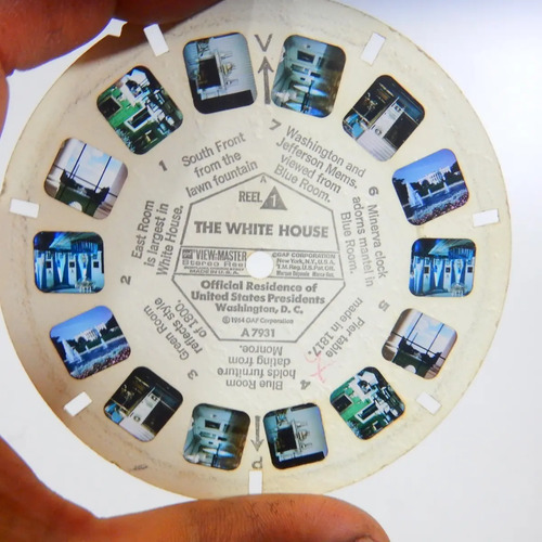 View Master 3D Estereoscopio, Discos x 3, Casa Blanca - foto 7