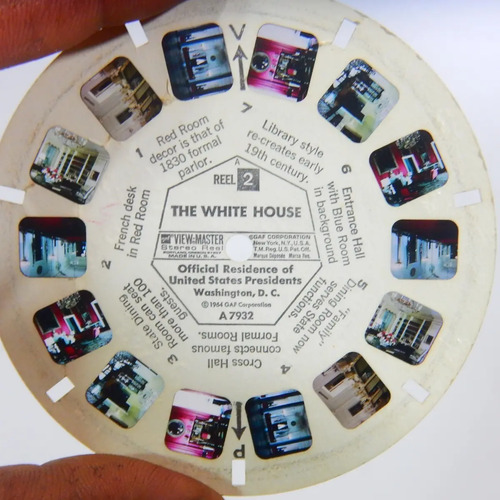 View Master 3D Estereoscopio, Discos x 3, Casa Blanca - foto 8