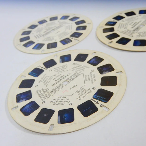 View Master 3D Estereoscopio, Discos x 3, Washington D. C. - foto 7