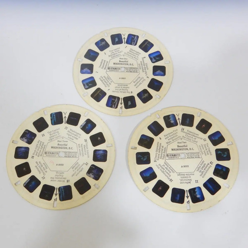 View Master 3D Estereoscopio, Discos x 3, Washington D. C. - foto 8