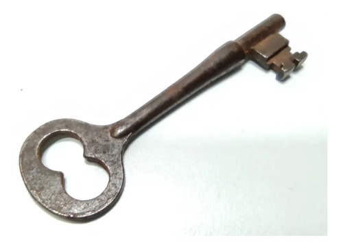Llave Antigua En Hierro, Original, Años 30 A 50