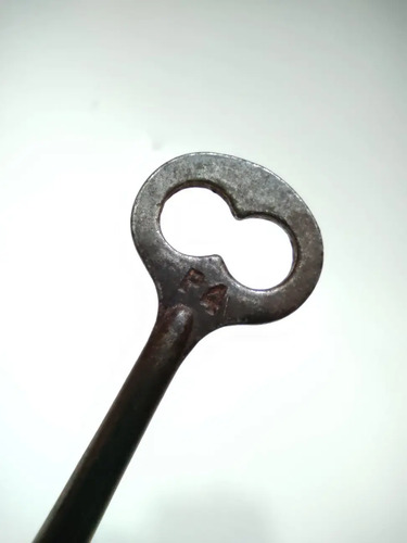Llave Antigua En Hierro, Original, Años 30, 7 cm - foto 10