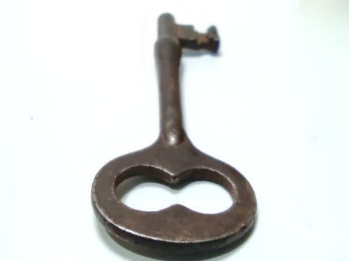 Llave Antigua En Hierro, Original, Años 30, 7 cm - foto 6