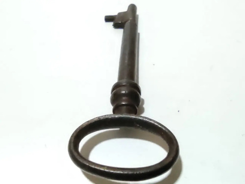 Llave Antigua En Hierro, Original, Años 30–50, 9 cm - foto 2