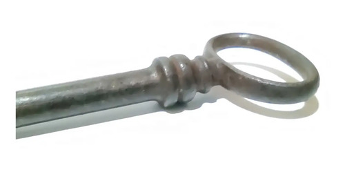 Llave Antigua En Hierro, Original, Años 30–50, 9 cm - foto 4