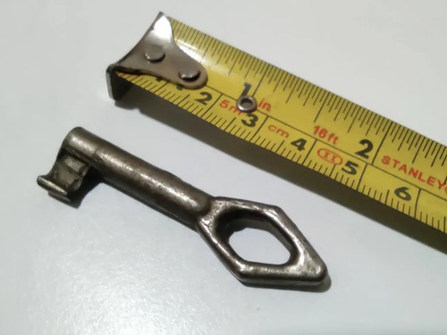 Llave Antigua En Hierro, Original, 5,5 cm - foto 6