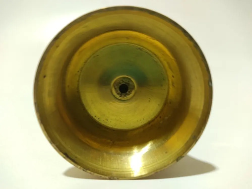 Jarrón Antiguo En Bronce Y Nácar, 12 cm - foto 8