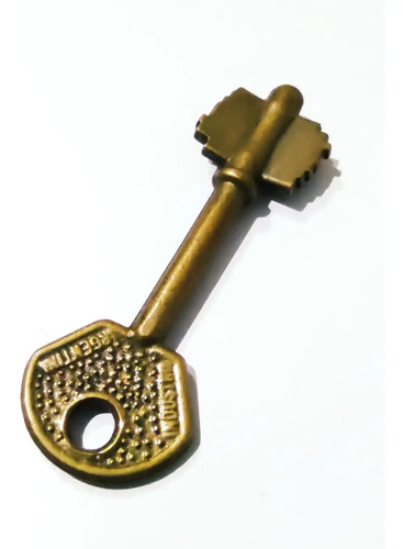 Llave Antigua En Bronce, Original - foto 2