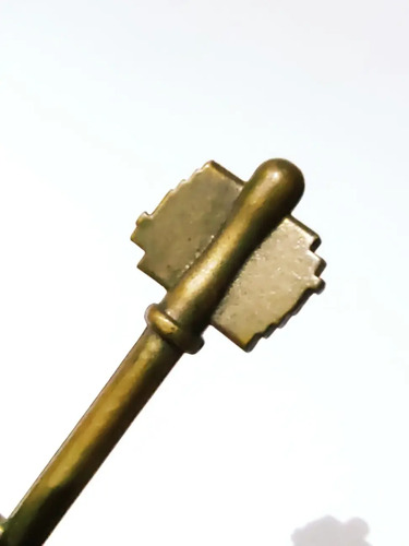 Llave Antigua En Bronce, Original - foto 6
