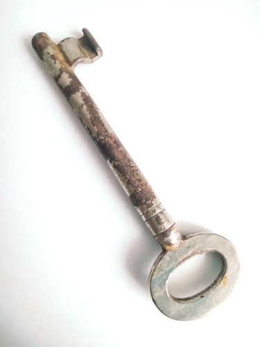 Llave Antigua Original, En Hierro, 10 cm