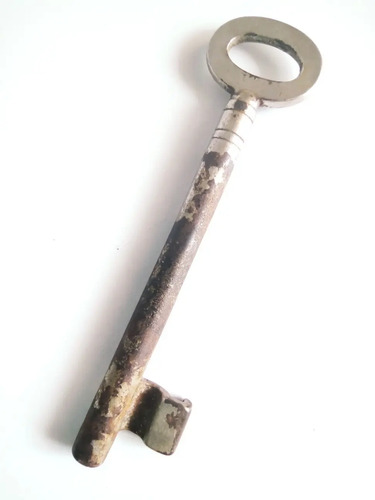 Llave Antigua Original, En Hierro, 10 cm - foto 2