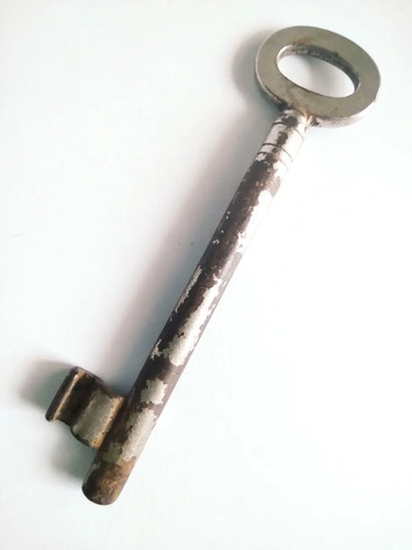 Llave Antigua Original, En Hierro, 10 cm - foto 3