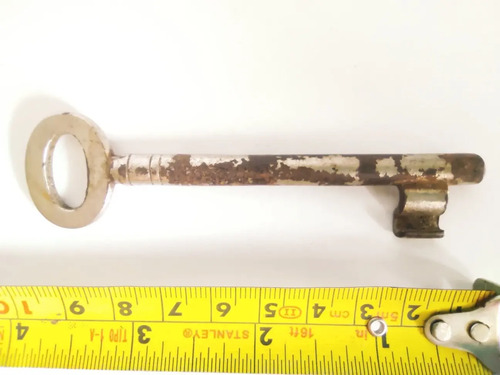 Llave Antigua Original, En Hierro, 10 cm - foto 7