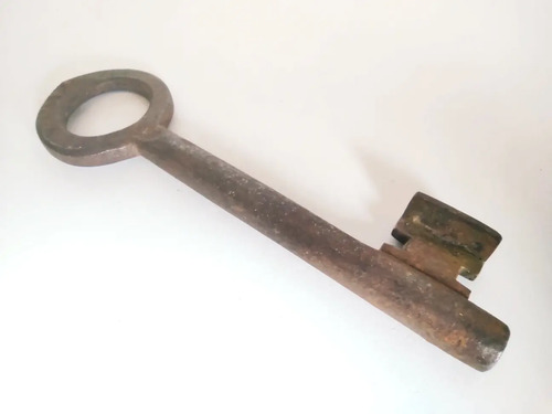 Llave Antigua Original, En Hierro, 12 cm - foto 4