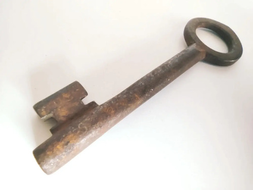 Llave Antigua Original, En Hierro, 12 cm - foto 5