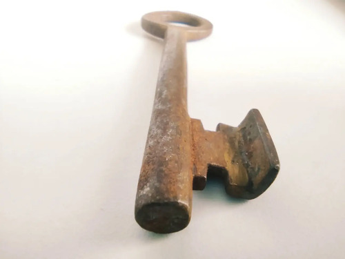 Llave Antigua Original, En Hierro, 12 cm - foto 7
