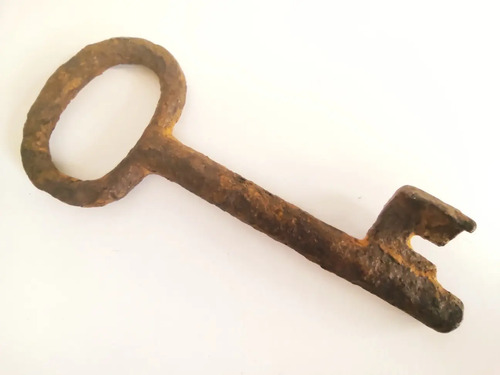 Llave Antigua Original Colonial, 12 cm