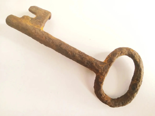 Llave Antigua Original Colonial, 12 cm - foto 2