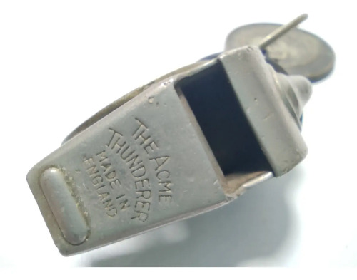 Pito Metálico Antiguo The Acme Thunderer, England, Funciona - foto 8