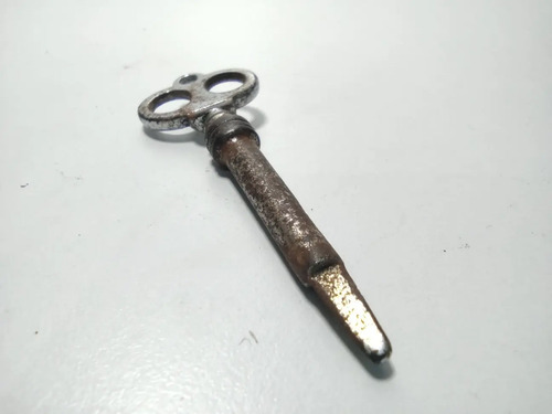 Llave Antigua Original, 6 cm, Punta Triangular - foto 5
