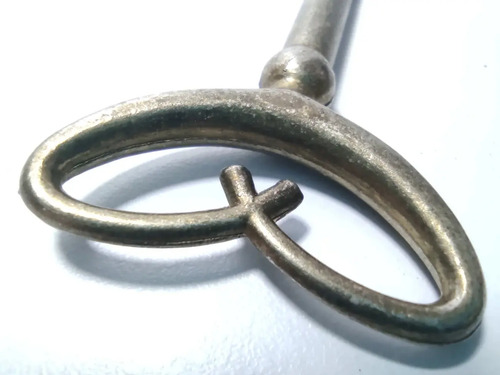 Llave Antigua De Imitación, Metal Niquelado, 6 cm - foto 3