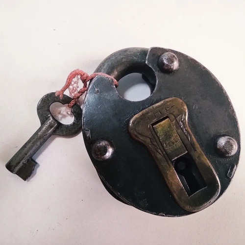 Candado Antiguo Original, Con Llave