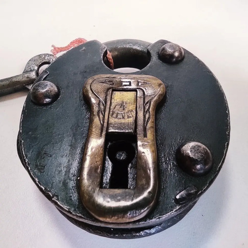 Candado Antiguo Original, Con Llave - foto 2