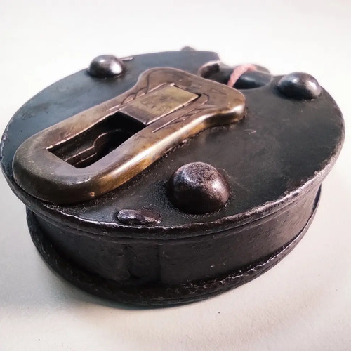 Candado Antiguo Original, Con Llave - foto 5