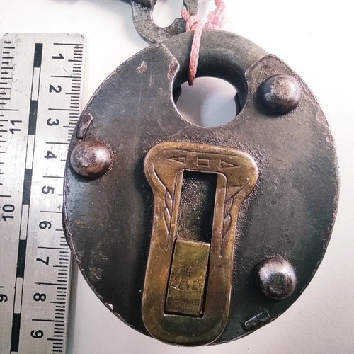 Candado Antiguo Original, Con Llave - foto 6