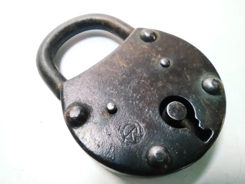 Candado Antiguo Original, Alemania, Años 30–40, Sin Llave