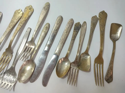 Juego De Cubiertos Antiguos, Diferentes Orígenes, 19 Piezas - foto 5