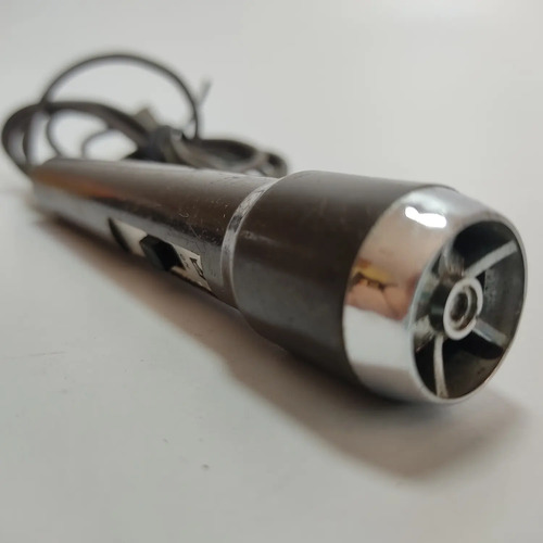 Micrófono Mini Antiguo Para Grabadora Periodística, No Funciona