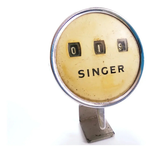 Contador De Costuras Antiguo Singer, Original, Funcionando