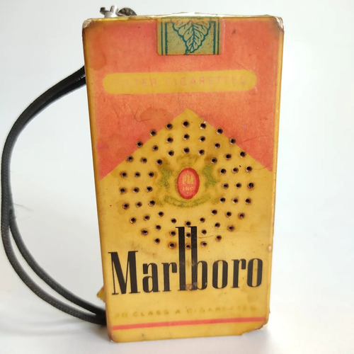 Radio Transistor Antigua Marlboro, Años 70, Un Dial, Funciona