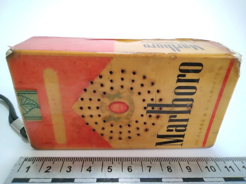 Radio Transistor Antigua Marlboro, Años 70, Un Dial, Funciona - foto 6