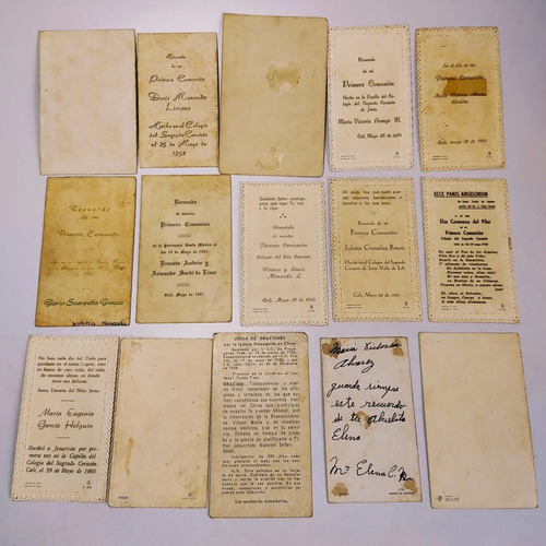Colección De 33 Pósteres Antiguos, Primera Comunión, Años 50–60 - foto 2