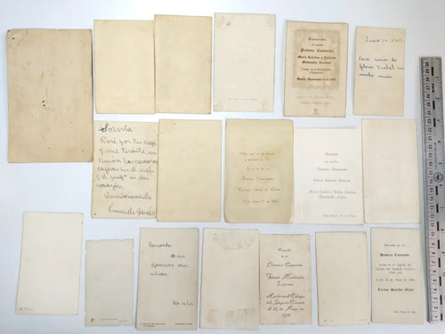 Colección De 33 Pósteres Antiguos, Primera Comunión, Años 50–60 - foto 4
