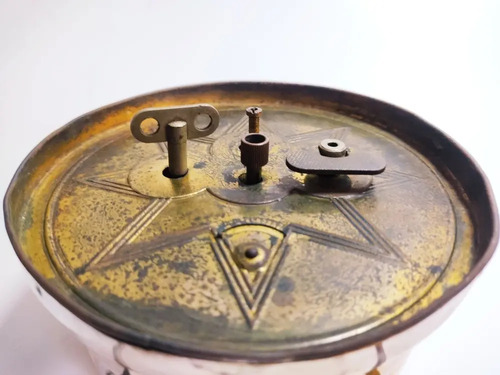 Reloj Despertador Antiguo A Cuerda, Junghans, Alemán - foto 10
