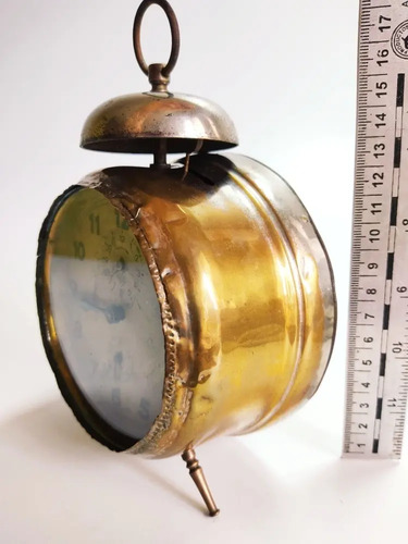 Reloj Despertador Antiguo A Cuerda, Junghans, Alemán - foto 9