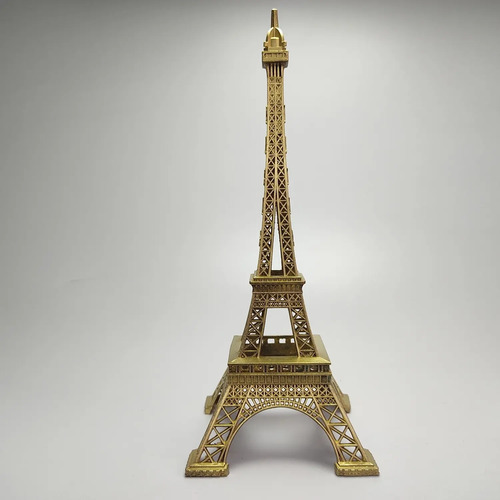 Torre Eiffel A Escala, 25 cm, Metal Niquelado, París