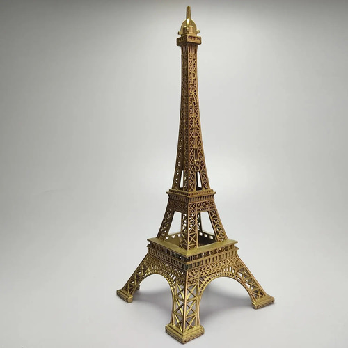 Torre Eiffel A Escala, 25 cm, Metal Niquelado, París - foto 2