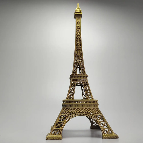 Torre Eiffel A Escala, 25 cm, Metal Niquelado, París - foto 3