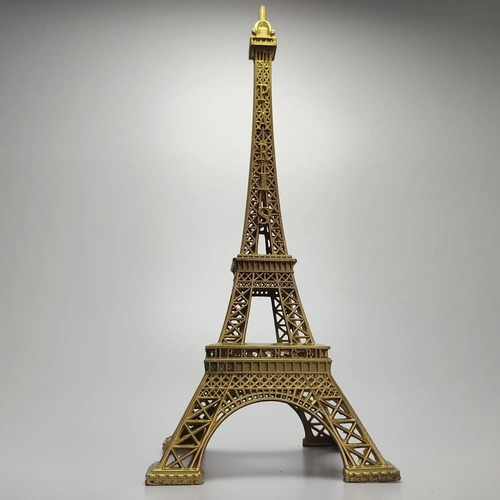 Torre Eiffel A Escala, 25 cm, Metal Niquelado, París - foto 4