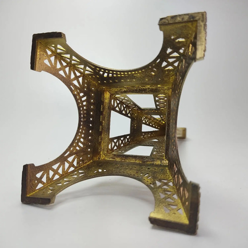 Torre Eiffel A Escala, 25 cm, Metal Niquelado, París - foto 9