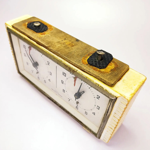 Reloj Para Ajedrez Antiguo, Original, A Cuerda, Funcionando - foto 5