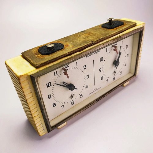 Reloj Para Ajedrez Antiguo, Original, A Cuerda, Funcionando - foto 8